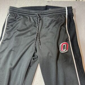 Adidas Ohio State Buckeyes Track Pants Mens Black Grey Athletic Joggers OSU